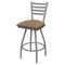 Holland Bar Stool Co 30" Swivel Bar Stool, Nickel Finish, Canter Sand Seat X410 - alternate 1